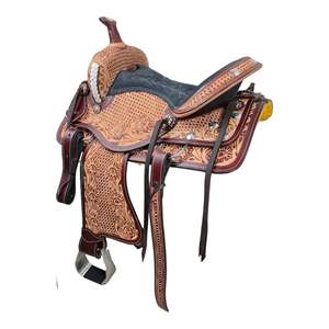 Top Grade Wholesale Barrel Racing <b>Saddles</b> Genuine Leather Handmade Premium Western Horse <b>Saddles</b> Bulk Cowboy Rodeo <b>Saddles</b> - Product Image 3