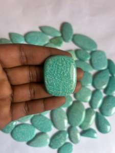 พลอยอเมซอนธรรมชาติอัญมณีหลวมสำหรับทำเครื่องประดับหินขัดที่มีคุณภาพตามสั่ง - Product Image 2