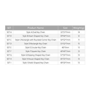 Llavero de madera maciza para grabado y marcado láser de CO2 hecho de material de silicona duradero - Product Image 4