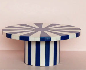 Producto hecho a mano madera marroquí patrón resina pastel soporte para postre Pastel dulce exhibición decorativa - Product Image 4