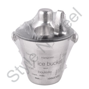 Kit de barman direct d'usine ensemble de shaker à cocktail en acier inoxydable avec seau à glace et boîte-cadeau articles de bar en métal de qualité supérieure - Product Image 1