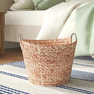 Panier à linge en osier avec poignées, panier de rangement fait à la main, vente en gros, écologique, fabriqué au Vietnam - Product Image 3