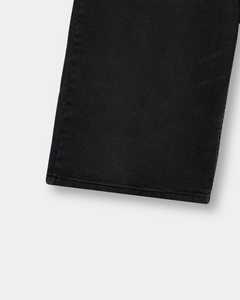 Jean cargo droit vintage pour homme, imprimé numérique léger, avec graphiques personnalisés, effet vieilli et strass colorés - Product Image 3