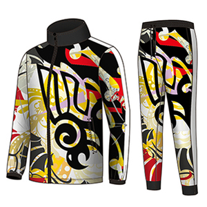 Trajes deportivos con logotipo personalizado para hombres, último diseño, chándales de 2 piezas, conjuntos de jogging de fitness informales de talla grande, venta al por mayor de invierno - Product Image 2