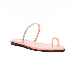 Trendy CL1713 Canvas Peach Zapatos casuales Chic Chappal Design - Product Image 3