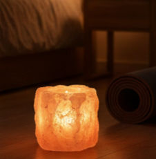 NOUVEAU PRODUIT PHARE Lampe de sel aromatique de l'Himalaya / Lampe de sel diffuseur d'arômes, provenant des flancs de la chaîne de montagnes de l'Himalaya, origine Pakistan - Product Image 2