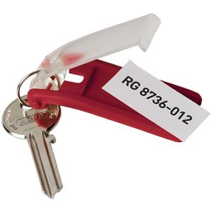 Porte-clés en plastique rouge durable, clip à clés en plastique, porte-clés en plastique - Product Image 3