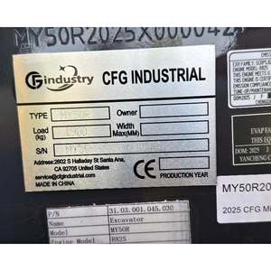 Produit neuf CFG Industry MY50R 2025, capacité de la benne de 4 m, garantie de 3 ans - Product Image 2