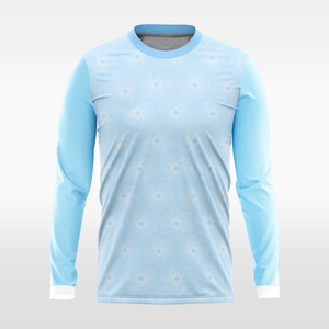 เสื้อเจอร์ซีย์ฟุตบอลของผู้ชายเสื้อฟุตบอลผ้าโพลีเอสเตอร์ออกแบบได้ตามที่ต้องการ - Product Image 5