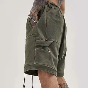 Shorts amples décontractés pour hommes, personnalisables OEM, de haute qualité, style streetwear, pour l'été - Product Image 3