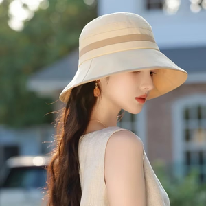 Women's <b>Large</b> Head Size <b>Bucket</b> <b>Hat</b> Spring Summer Sun Protection Wide Brim <b>Hat</b> Fashionable & Versatile - Product Image 6