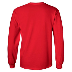 Personnalisé De Luxe Slim Fit Sweat Hommes Lourd 400gsm À Manches Longues Rouge De Couleur Hommes Sweat - Product Image 3