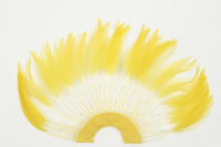 Arc-en-ciel coq plume plaque noire pour chapellerie chapeau Costume mariage mariée décor mode cheveux Fascinator accessoire artisanat bricolage