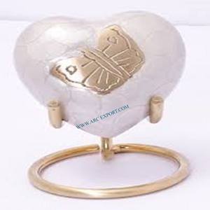 Nueva llegada atractiva urnas funerarias de cremación de aluminio de gran tamaño calidad de lujo forma personalizada nuevo estilo moderno cenizas decorativas - Product Image 5