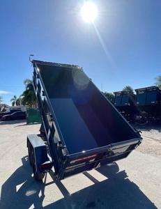 Remolque de Tractor agrícola personalizado, acero, plata, soldadura ISO, bloqueo de enganche de remolque, remolque volquete basculante - Product Image 5