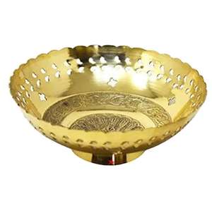 Juego de Cuencos de Latón Antiguo, Nuevo Diseño, Vajilla Redonda de Metal Pulido para Pedidos al por Mayor en India, Cuenco para Servir - Product Image 1