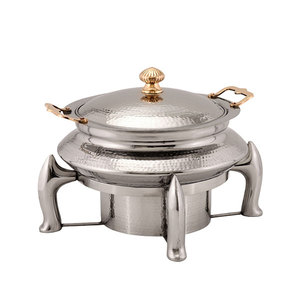 Chauffe-plats dorés pour buffet Chauffe-plats pour mariages et autres fêtes utilisées Vente à chaud Hôtel Restauration Service - Product Image 3