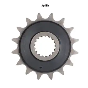 Aprilia RSS steel front sprockets made in italy into motorvalley zone by PBR Sprockets for street motorbike