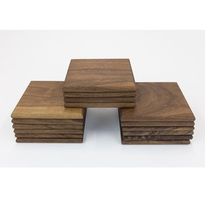 Juego de Posavasos de Madera Hechos a Mano, Accesorios Sostenibles para el Hogar y el Bar - Product Image 3