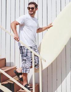 TESSUTO Short cargo de randonnée à séchage rapide pour homme Short de voyage en plein air avec poches multiples pour la pêche sportive d'aventure - Product Image 5