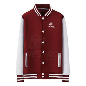 Veste d'hiver à séchage rapide de qualité supérieure pour hommes Design personnalisé Street Wear veste Letterman à manches longues pour hommes - Product Image 1