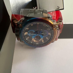 Montre de luxe hip-hop en acier inoxydable MTG-B1000VL-4A à édition limitée Volcanic Lightning Triple G Resist Chronograph 20m Water - Product Image 6