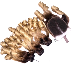 Cabello fino para bebé, Rubio de un solo donante, 613 hinchables mechones de cabello crudo para hacer pelucas a partir de cabello humano real al por mayor - Product Image 5