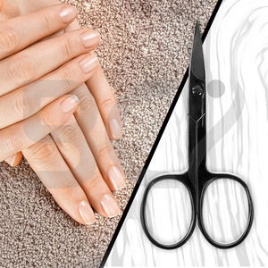 Tijeras para manicura de uñas Mango antideslizante Fácil de usar con precio asequible La más alta calidad Haga sus propias tijeras para cutículas de uñas - Product Image 5