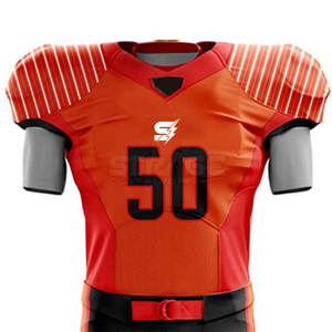 Uniforme de football américain respirant et confortable, taille plus, léger, construction respirante, séchage rapide, qualité fiable - Product Image 3