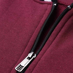 Veste universitaire en laine brodée personnalisée pour hommes High Street Style Bouton couvert Mode hivernale Patchwork Letterman Veste de baseball - Product Image 5