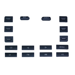 Kit de réparation de coque de clé RC Radio CD 16 pièces pour Volkswagen (expédition depuis le fabricant turc) Code produit : RB2216 - Product Image 1