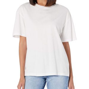 Camiseta de Verano de Manga Corta para Mujer, Precio al por Mayor, 100% Algodón, Ajuste Delgado, Transpirable, Secado Rápido, Estilo Urbano, Nueva Llegada - Product Image 2