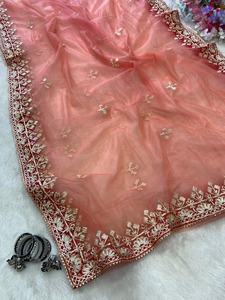 Indian Bollywood Último Exclusivo Sari Party Wear Nupcial StunningTrendy Showstopper Superventas Exportación Sexy Atractivo Diseñador - Product Image 6