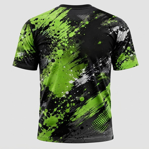 High Quality Premium Custom <b>Silk</b> Screen Printed 100% Polyester Eco-Friendly Anti-Wrinkle Breathable Lightweight T-<b>Shirt</b> <b>Men</b> - Product Image 2