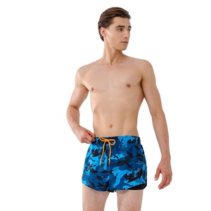 Bañador de hombre de surf informal de playa con logotipo personalizado privado Pantalones cortos de tabla de secado rápido elásticos de 4 vías - Product Image 3