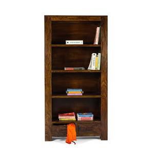 ชั้นวางหนังสือไม้โรมีโอที่หรูหรา-วอลนัท/หิน/น้ำผึ้งเป็นมิตรกับสิ่งแวดล้อมประกอบเสร็จแล้วสมบูรณ์แบบนอกจากนี้โต๊ะเล่นเกมของคุณ - Product Image 2