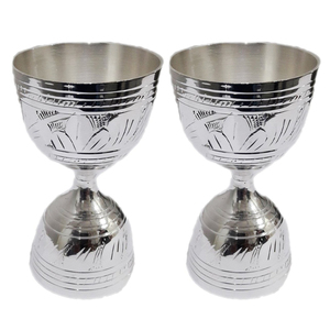 Vente chaude Argent Conception Usine Directe Personnalisé Oz Vin Mesure Tasse Inoxydable Cocktail Bar Double Jigger - Product Image 1