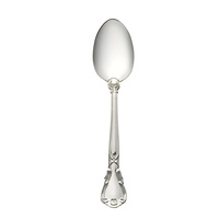 Cuillères de service en acier inoxydable poli, qualité luxe, manches en forme de feuille, ustensiles de cuisine, couverts, cuillères