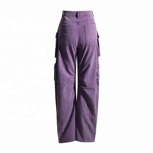 Pantalones vaqueros de tiro medio para mujer, Vaqueros holgados informales de cintura media con forma de pierna ancha a la moda - Product Image 6
