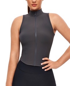 Veste ajustée zippée côtelée - Extensible dans quatre directions - Gris graphite - Product Image 1