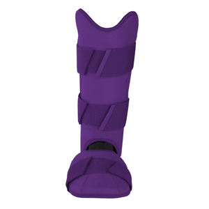 Protège-tibias de baseball violets avec sangles sécurisées, protection des jambes pour un style professionnel, équipement de protection, protège-jambes - Product Image 3