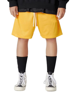 Ropa de gimnasio para hombre, pantalones cortos de malla de secado rápido, transpirables, activos y relajados, diseño con logotipo personalizado, suministro al por mayor de deportes y Fitness - Product Image 5