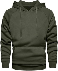 Sudaderas de ropa para correr de peso pesado Impresión personalizada Hombres Jersey liso Sudadera con capucha Bordado Sudaderas con capucha de gran tamaño - Product Image 1