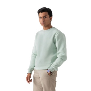 Sweat-shirt décontracté pour homme en coton mélangé doux à manches longues Pull confortable à porter au quotidien pour l'automne et l'hiver - Product Image 1