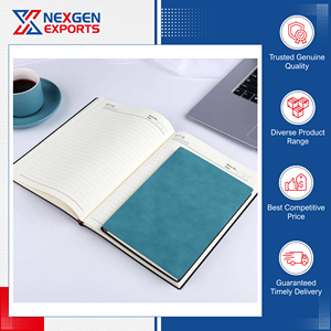 Global Distributor Selling Top Notch Quality A5 Size Thread Sewing Leather <b>Diary</b> Hardcover Organizer/Planner Notebook 100 Sheets - Product Image 4