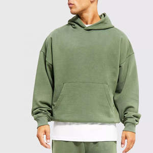 Ensemble survêtement streetwear pour homme de qualité supérieure personnalisé, lavé à l'acide, avec sweat à capuche et pantalon de survêtement, logo personnalisé, taille plus pour l'extérieur - Product Image 6