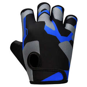 Entrenamiento Fitness Ejercicio Gimnasio Guantes de levantamiento de pesas Diseña tu propio Fitness Levantamiento de pesas Guantes de gimnasio medio dedo - Product Image 6