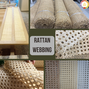 Sangle de canne en rotin artisanale vietnamienne pour chaises, armoires, accents de maison uniques - Product Image 2