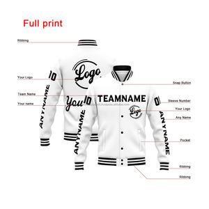 Veste d'université promotionnelle personnalisée en gros veste d'université de marque - Product Image 2