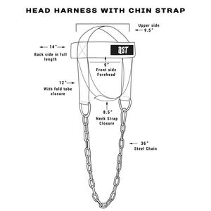 Arnés de cabeza de compresión de neopreno para levantamiento de pesas, accesorio de entrenamiento muscular para el cuello en el gimnasio, ejercicio de fuerza, culturismo - Product Image 5